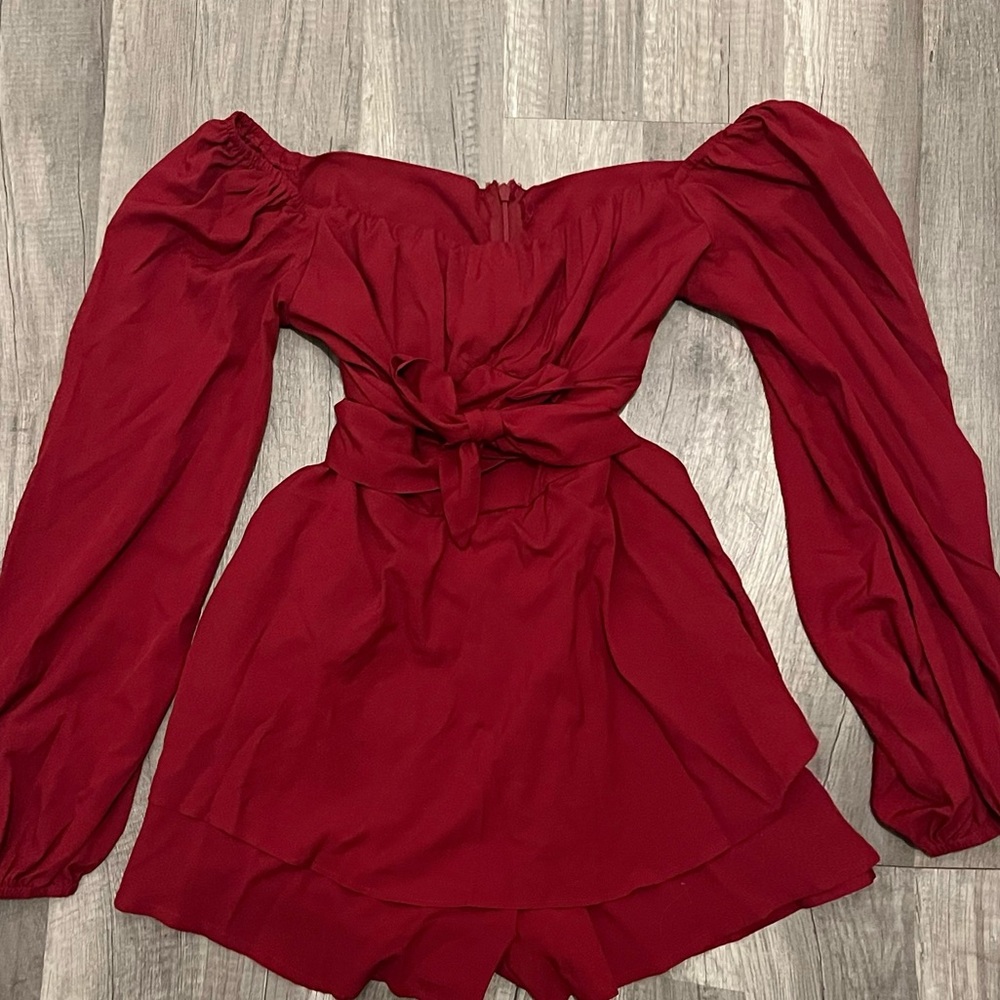 red mini dress never worn